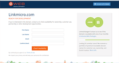 Desktop Screenshot of linkmicro.com